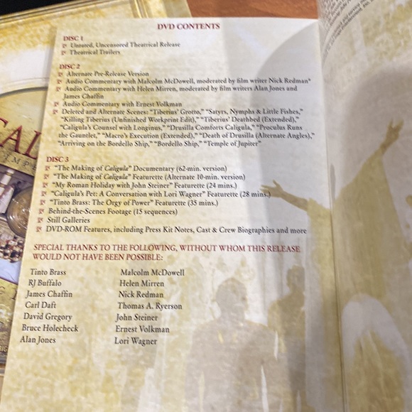 Caligula - 3-Disc Imperial Edition DVD Set - Picture 12 of 12